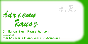 adrienn rausz business card